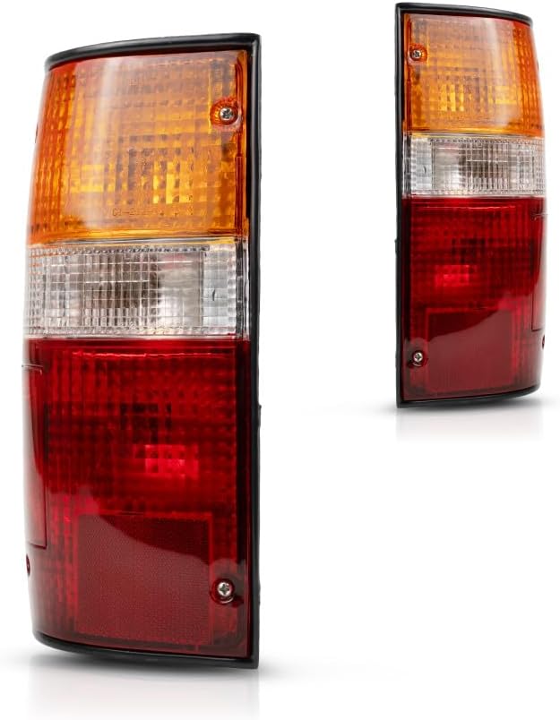 For Toyota Pickup 2/4WD 1989-1995 Tail Light Assembly Pair Driver and Passenger Side | TO2800105 | TO2801105 | 81560-89166