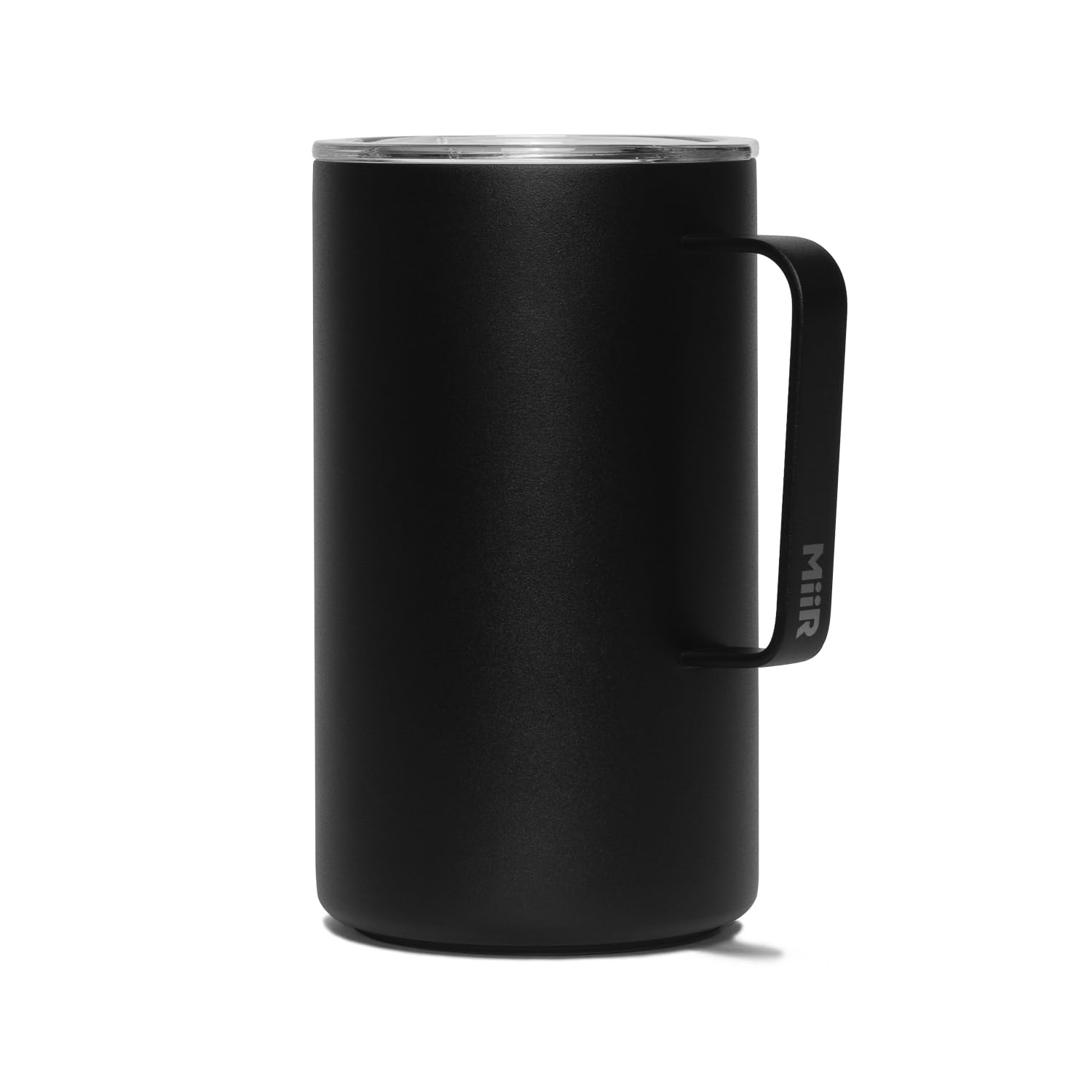 MiiR, Camp Cup, vakuumisoliert, Edelstahl mit Schiebedeckel, BPA-frei, schwarz, 500 ml