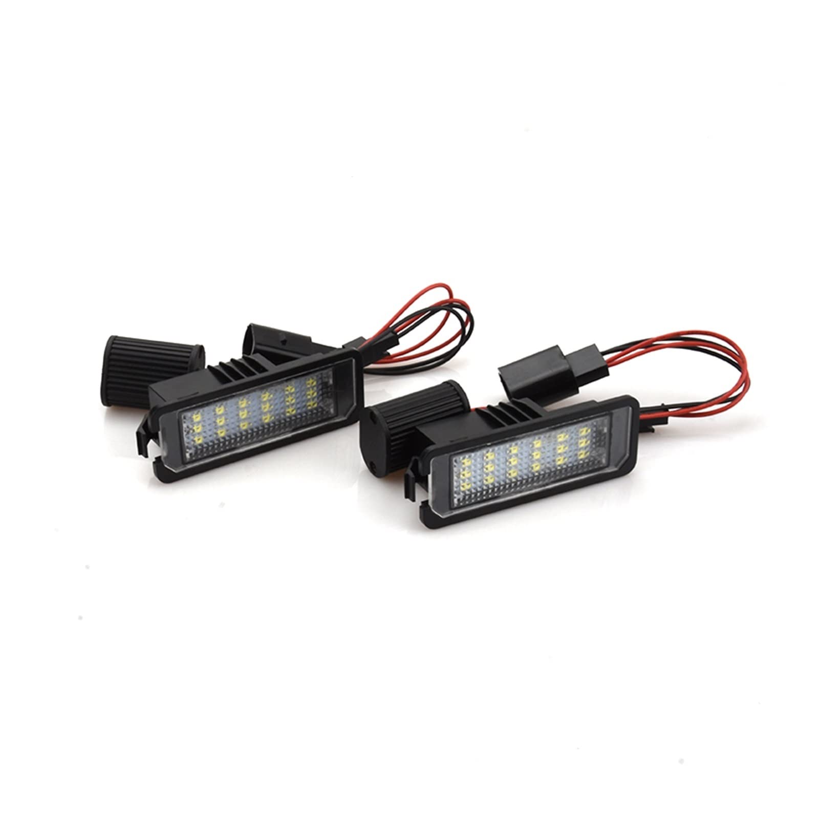 Luz de la placa del auto 2 Uds 12V Canbus - Luces De Matrícula Para GOLF 4 6 Polo 9N Para MK5 GTI MK6 MK7 Lámpara De Luz De Matrícula