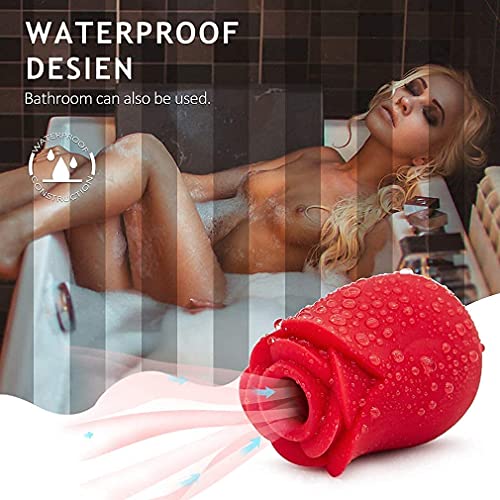 Powerfá»¥l Clá»‹torial Stá»‹má»¥lator Sá»¥ction Tá»ngá»¥e -Rose Shaped Tá»ngá»¥e Vibráº¡nt Lá»‹cker - Sá»¥cker Tá»y for Womáº¹n - Clá»‹t Tá»ngá»¥e Vibráº¡tor Recháº¡rgeable Tá»ys Clá»‹t Pá»¥rple-HVXD