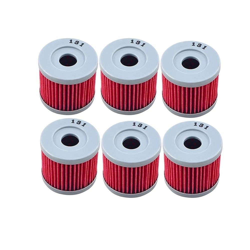 Ölfilter Filter Motorrad-Ölfilter Für AN400 Für AN250 Für AN125 Für AN150 Für Burgman 400 Für DR125 Für DR125S Für DR100 Für GS125 Für GSXS125 Für ALT125(6pcs)