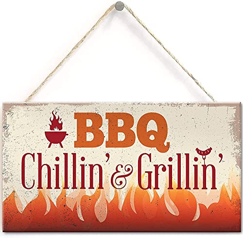 Placa de barbacoa para barbacoa y barbacoa al aire libre para jardín, barra de cocina y cobertizo, regalo para papá de 12 pulgadas x 6 pulgadas, BLTSA-19 (Navy-190)