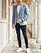 COOFANDY Slim Fit Blazers for Men Casual Business Sport Coats Fashion Sports Jacket (Clear Blue XXL)