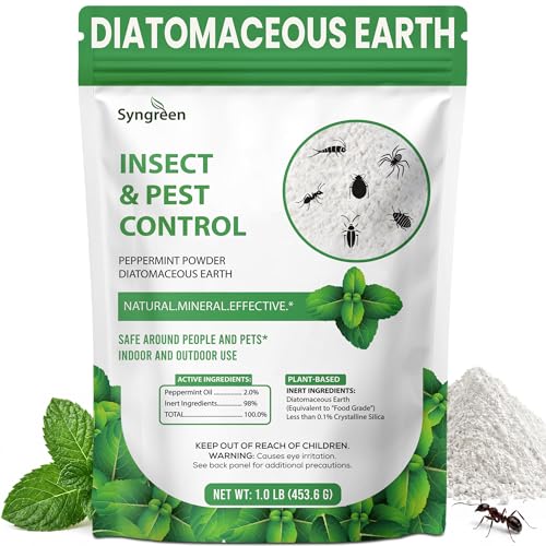 Syngreen Diatomaceous Earth Food Grade Powder with Peppermint