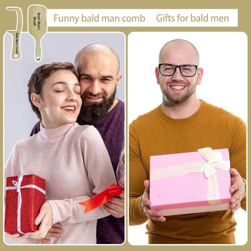 Peine gracioso para hombres calvos diseño único miniatura 5
