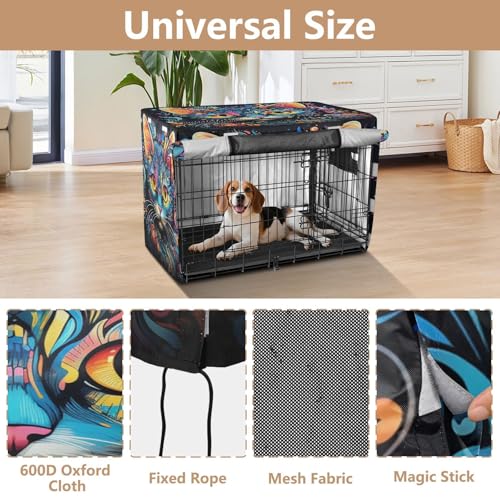 Housse pour cage chien et chat imperméable et résistante aux intempéries