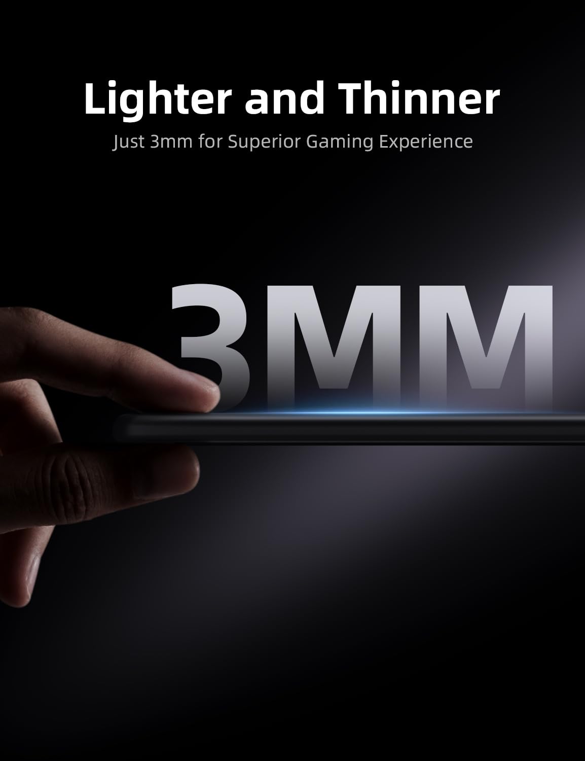 llano Glas Gaming Mauspad für Esports Game Special, Gehärtetes Glas | 3mm Thick, Hochpräziser Oberfläche, Rutschfeste Unterseite, Leicht zu reinigen Staubtuch, 17.7" x15.8", Large size