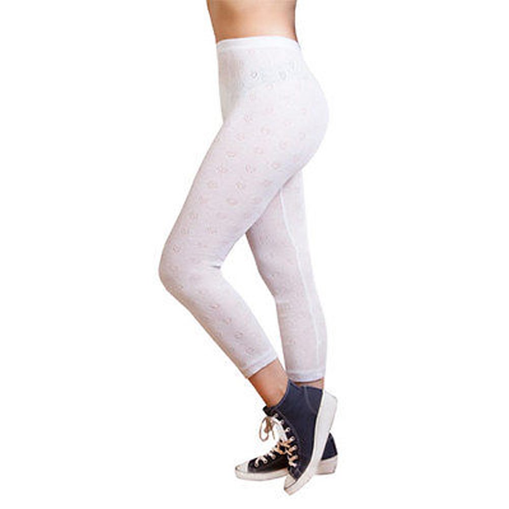 Delux Wear Women's White Thermal Underwear Long John Jane Ski Wear (Pack Of 2) (Large, )