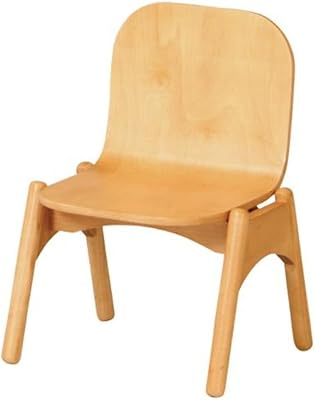 Amazon Co Jp キッズチェア チェア 子供用 木製 天然木 肘なしチェア 北欧風 おしゃれ椅子 ナチュラル ホーム キッチン