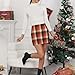 Women's Plaid Mini Skirt High Waist Pencil Bodycon Short Skirts Winter A Line Pencil Skirts Fall Spring Outifts Orange