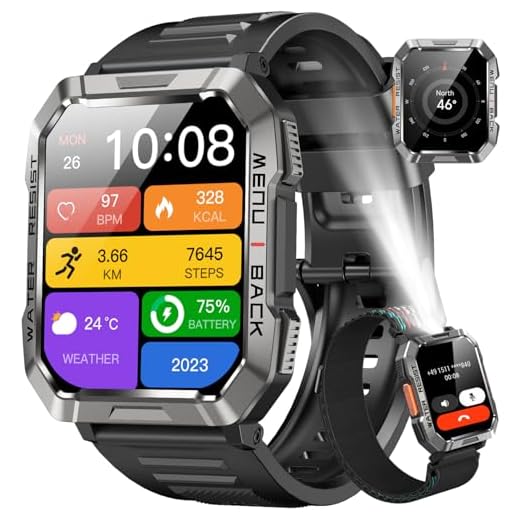 Blackview Military Smart Watch with Advanced Features