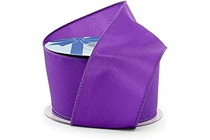 4" Purple Wired Ribbon: A Premium Touch for Any Occasion