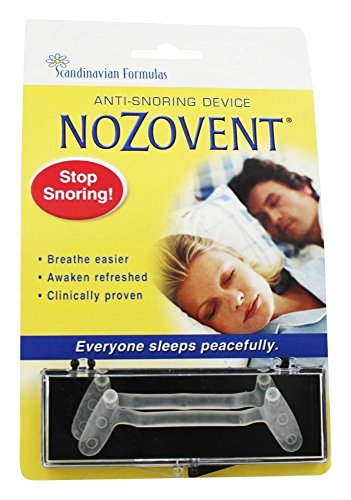Scandinavian Formulas: Nozovent Anti-Snoring Device, 2 ct