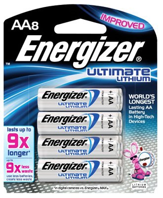 Eveready Battery L91SBP-8 8-Pack"AA" Photo Lithium Batteries - Quantity 6 #1