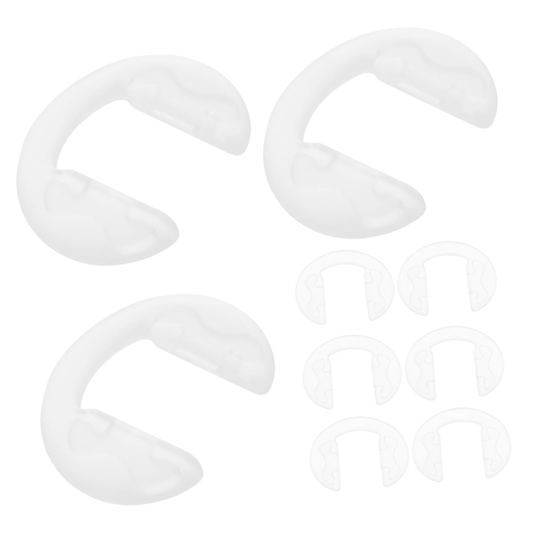 BESTYASH 10pcs Nonslip Glasses Nose Pads Silicone Nose Bridge Pads for Eyeglasses Comfortable Replacement