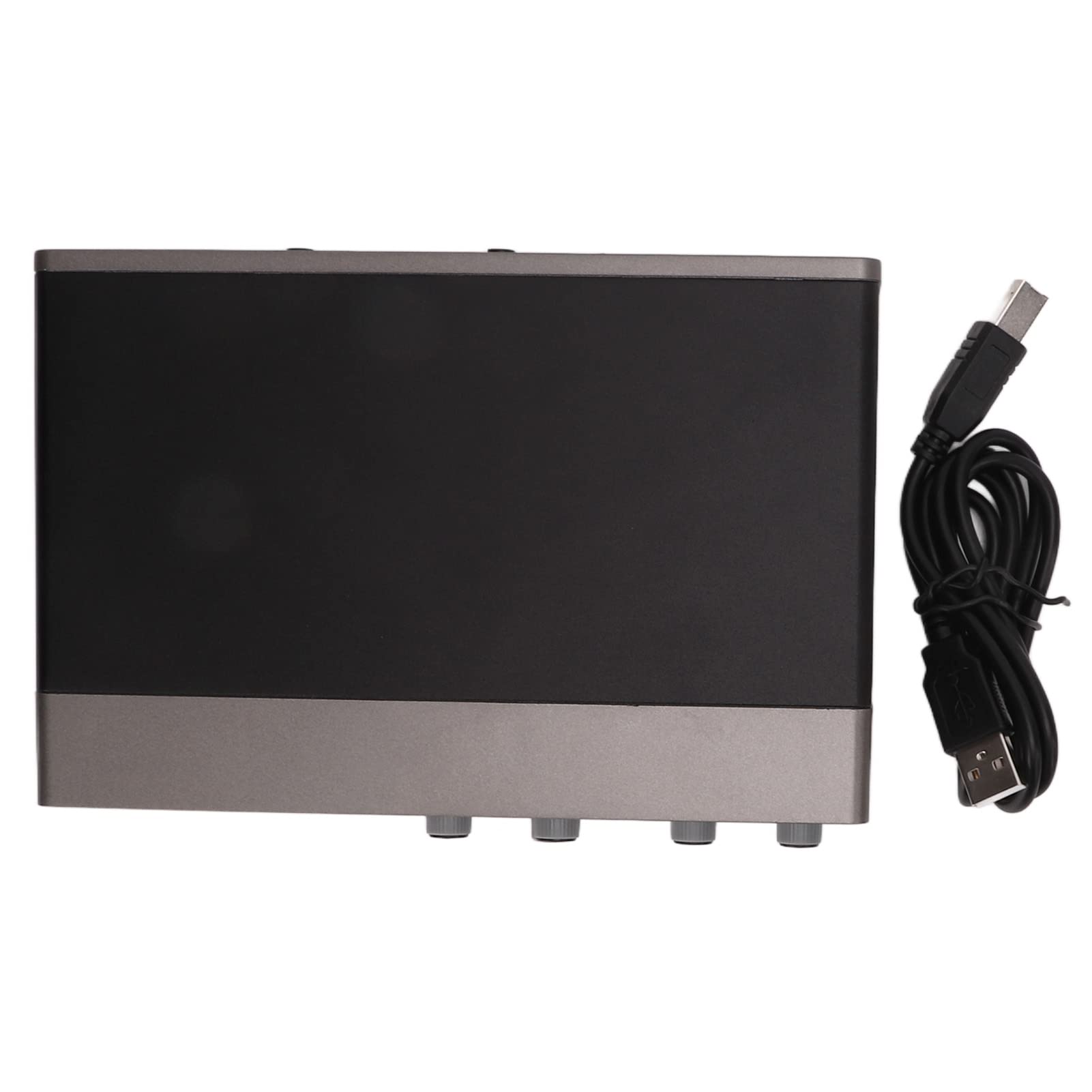 Mezclador De Audio Profesional, Placa De Sonido Digital USB Cambiador De Voz Tarjeta De Sonido En Vivo E Interfaz De Audio Teléfono De Computadora Externo