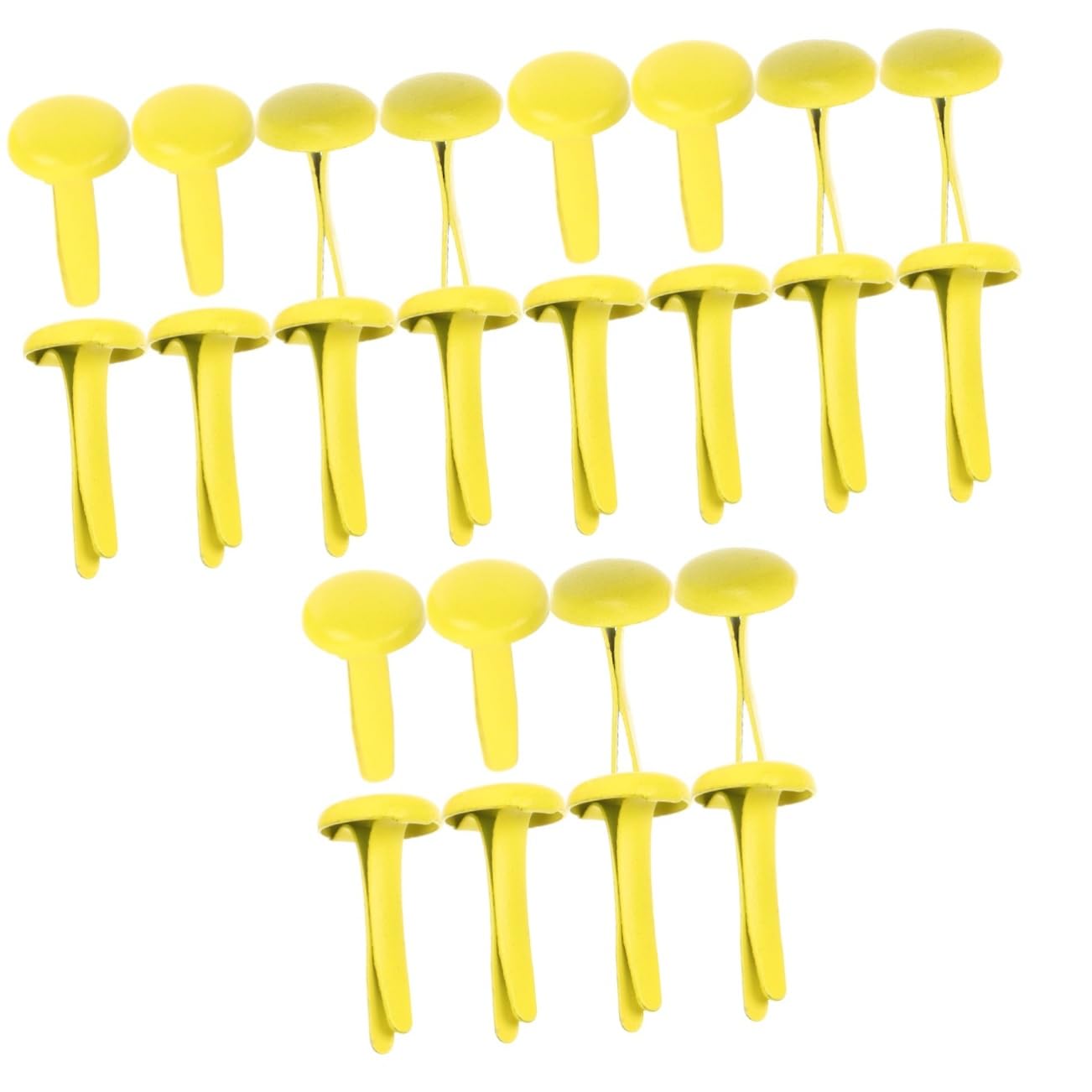 Papier Métalliques Rondes Brads pour Scrapbooking au Rendu Brillant Élégant