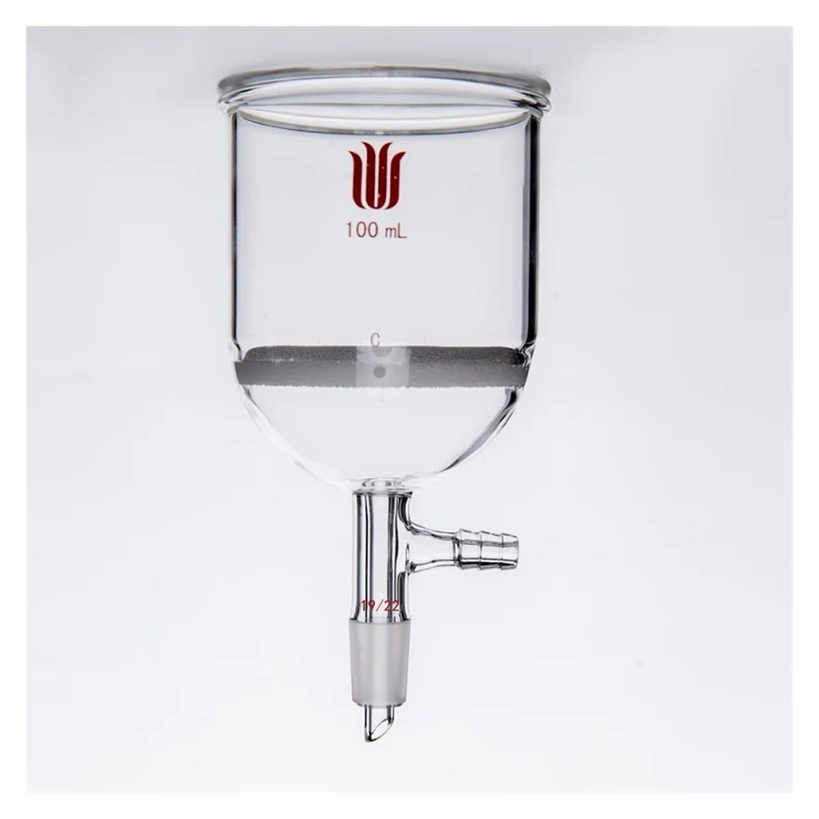 Embudo de núcleo de con Junta de molienda de 15 ml a 150 ml, Junta Inferior 19/22, Embudo de Filtro, Buchner, Junta Interior, F36(F366019C)