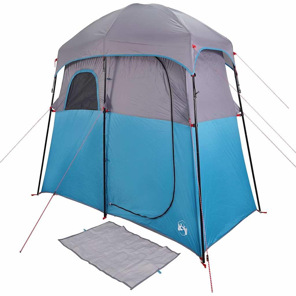 Genérico Tienda de Ducha para 2 Personas Impermeable Azul,Deportes,Actividades al Aire Libre,Camping y Senderismo,Tiendas de campaña-4009534