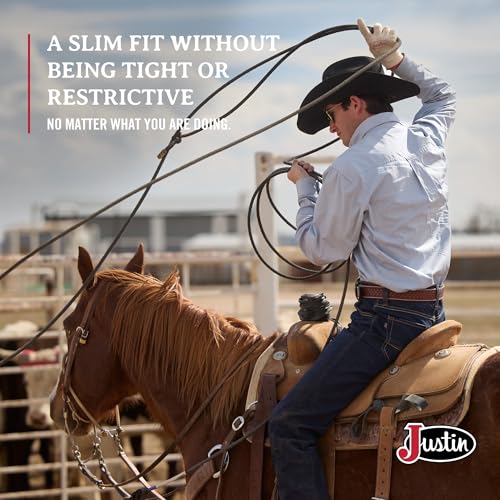 Justin Men's 1879 J2 Straight Leg Jeans4