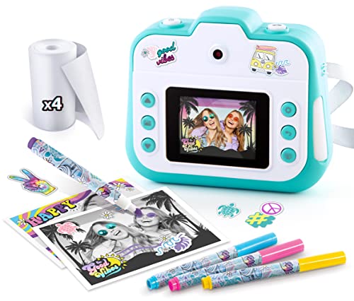 Image of Canal Toys Photo Creator Instant Print Camera - Photo, Selfie and Video - Thermal Paper for 250 Photos - LCD Screen. 8+