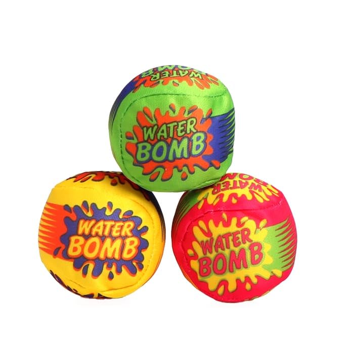 Splash Water Bombs, Pack of 3, Green, Yellow, and Red