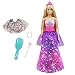 Produktbild Barbie GTF92 - Dreamtopia 2-in-1 Prinzessin zu Meerjungfrau Verwandlungspuppe (blond, ca. 30 cm) mit 3 Looks und Accessoires, Spielzeug für Kinder von 3 bis 7 Jahren