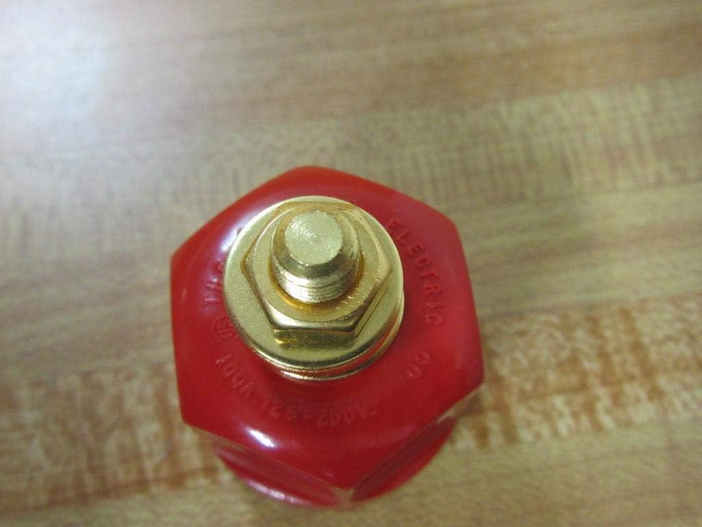 SUPERIOR ELECTRIC RS100GR TEST RECEPTACLE, SKT-RECEPTACLE, 100A, WW, RED