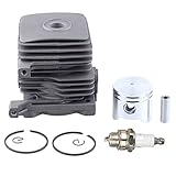 Harbot 34mm Cylinder Piston Kits with Spark Plug for Stihl FS55 FS45 BR45 HL45 HS45 HS55 KM55 Trimmer BG85 BG55 BG45 BG46 BG65 Blower 4140-020-1202