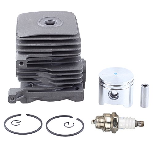 Harbot 34mm Cylinder Piston Kits with Spark Plug for Stihl FS55 FS45 BR45 HL45 HS45 HS55 KM55 Trimmer BG85 BG55 BG45 BG46 BG65 Blower 4140-020-1202