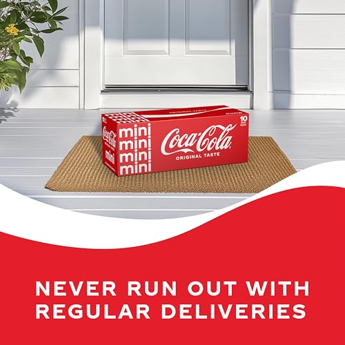 Coca-Cola Soda Mini Cans, 7.5 fl oz, 10 Pack - image 8