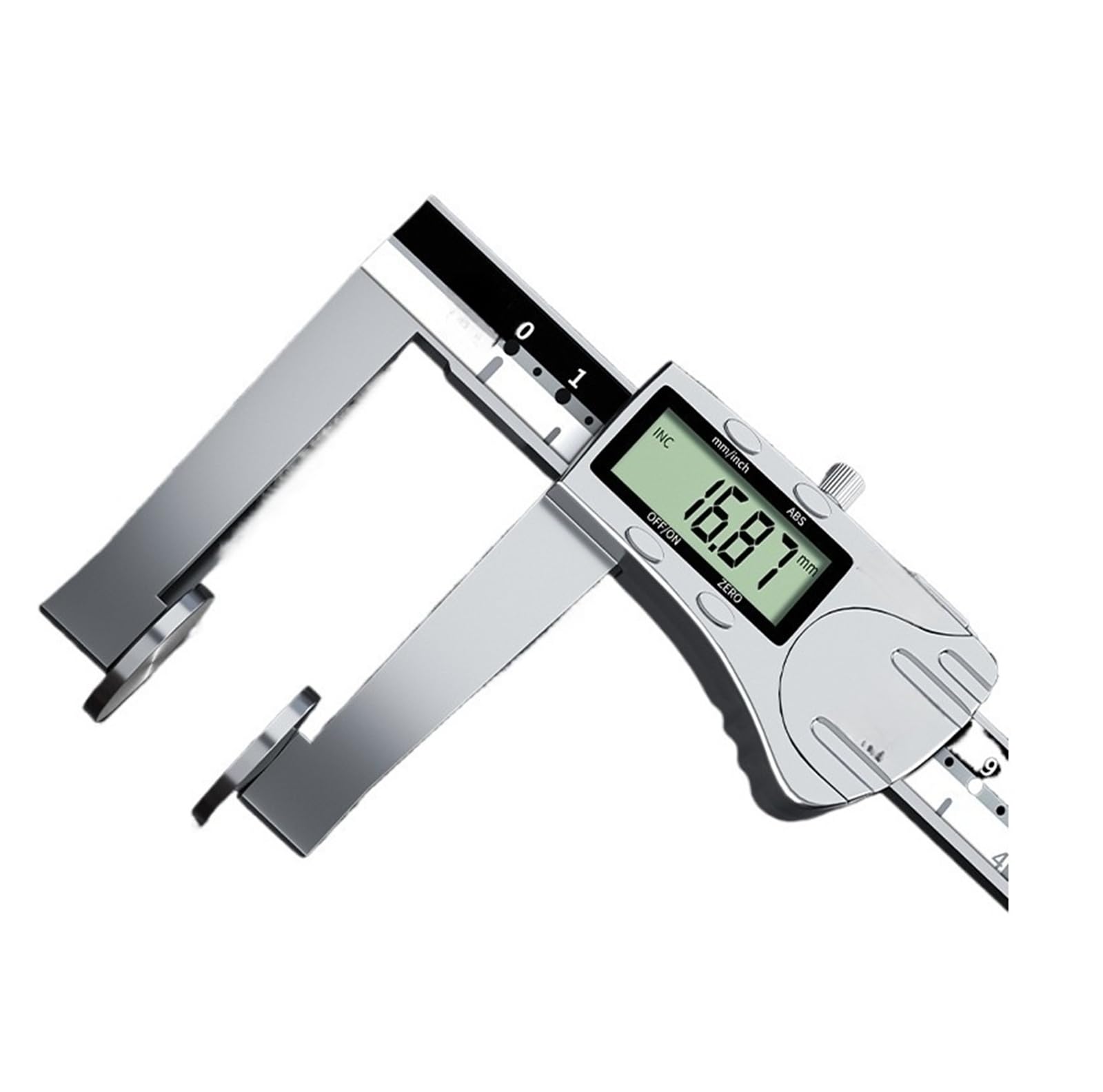 Scheibenmessfläche Digitalanzeige Messschieber 0-50mm elektronischer Edelstahl-Scheibenkopf-Messschieber Industrie
