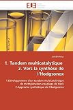 1. Tandem multicatalytique 2. Vers la synthèse de l’Hodgsonox: 1.Développement d'un tandem multicatalytique de méthylénation-couplage de Heck 2.Approche synthétique de l'Hodgsonox (Omn.Univ.Europ.)