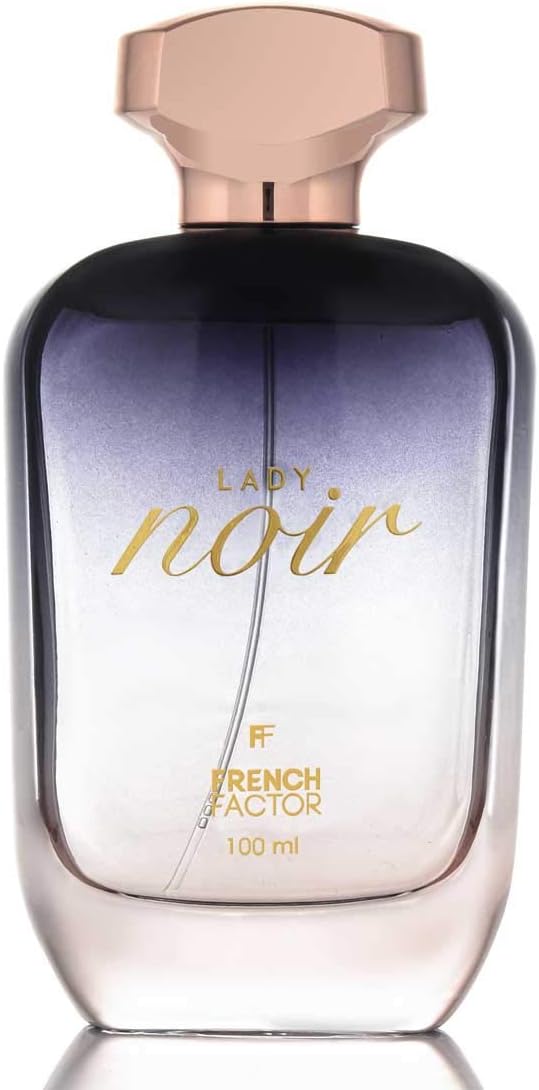 French Factor Lady Noir | Long Lasting | Woman Perfume | Floral Notes | Ideal Gift For Girls | Everyday wear Perfume | Pack of 1, 100Ml