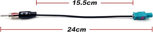 Miniatura 5 de Thewinio Antena estéreo de radio de repuesto para Jeep Wrangler 2007-2013 JK JKU Dodge Chrysler Avenger Caravan Charger Dakota Durango Grand Caravan