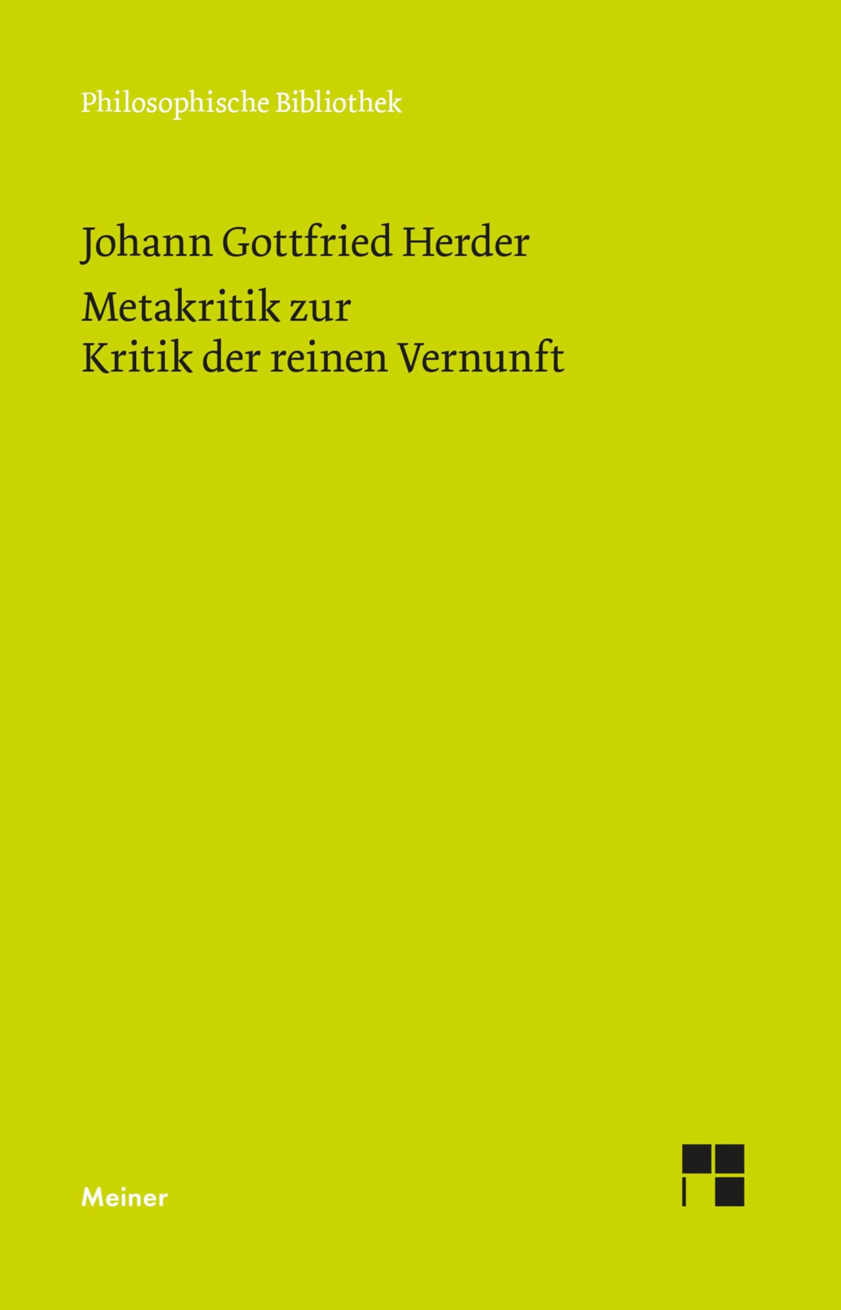 Metakritik zur Kritik der reinen Vernunft: 760