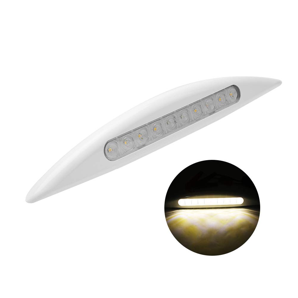 Luce LED per Tenda Sole per Luce tenda a LED 12 V e 5 W, per barche, uso esterno, impermeabile, lampada a risparmio energetico con 10 LED