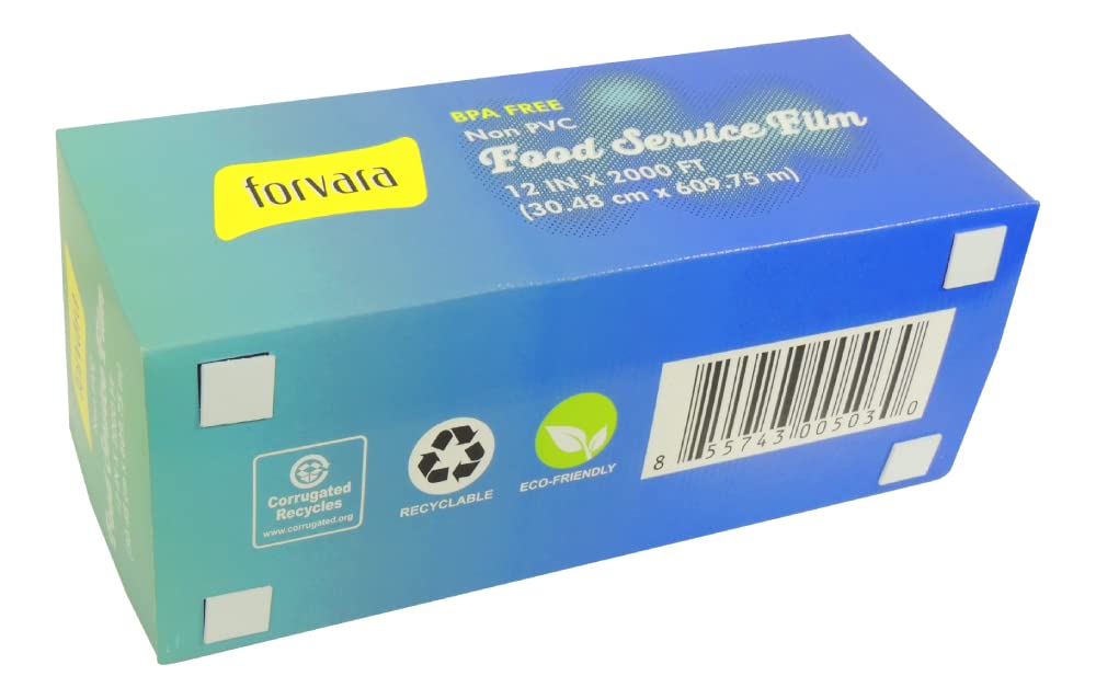 Película de servicio alimentario sin PVC, cartón reciclable resistente con almohadillas antideslizantes, cortador deslizante adjunto, sin BPA, sin cloro, apto para microondas e inodoro