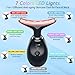 Face and Neck Massager T𝗈𝗈I, 7 C𝗈I𝗈r Facial Massager for Face and Neck, Face 𝖲cuIpting Tool for S𝗄in Care - Black