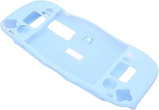 KIMISS Soft Silicone Game Protective Cover with Anti-Slip Design and Strap for Steam Deck - Scratch and Drop Resistant Case (Blue)