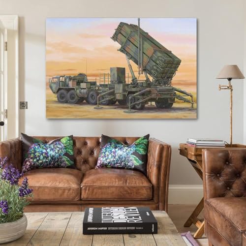 XFUHB Poster décoratif sur toile représentant un véhicule militaire M983 HEMTT & M901 (30 x 45 cm) – vue 5
