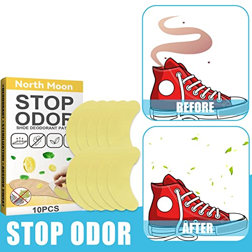 ecoticfate Deodorant Patches for Shoes Shoe Odor Removal Patches, 10