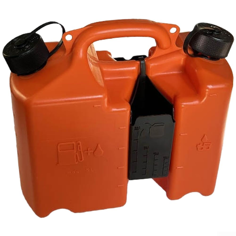 Bidon diesel rouge 5 l avec poignée ergonomique (stayle 1)