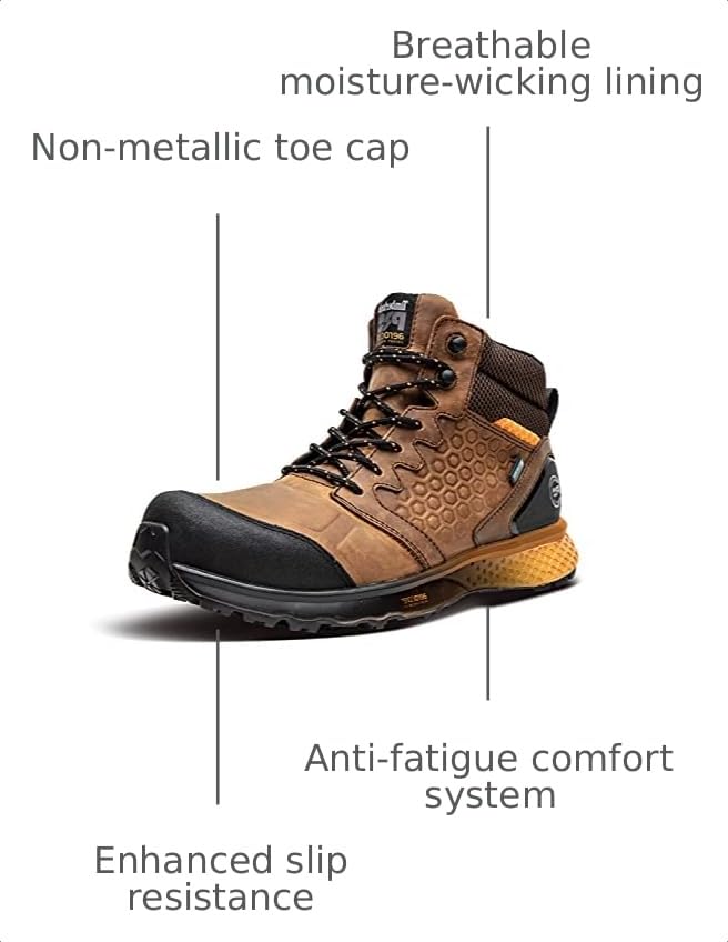 Image of Timberland PRO Men's Reaxion Athletic Hiker Wateproof Composite Toe Work Boot