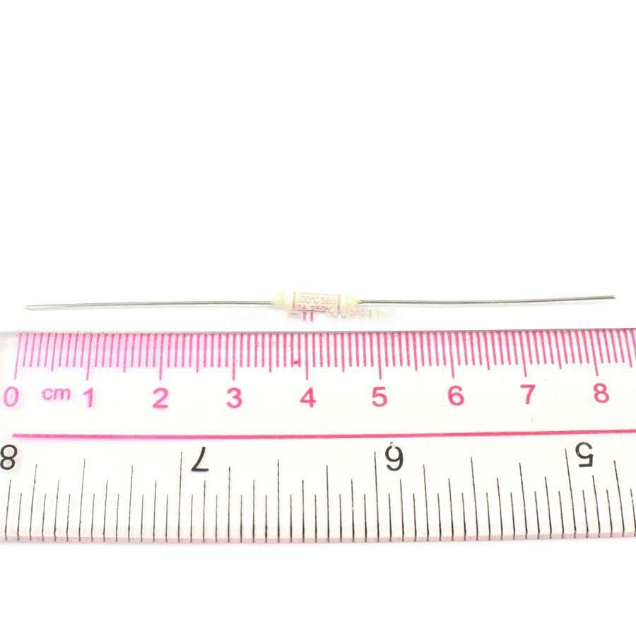 Generic 10 Pcs Thermal Fuse 100 Degree TF Cutoff 2A 250V SM095A0