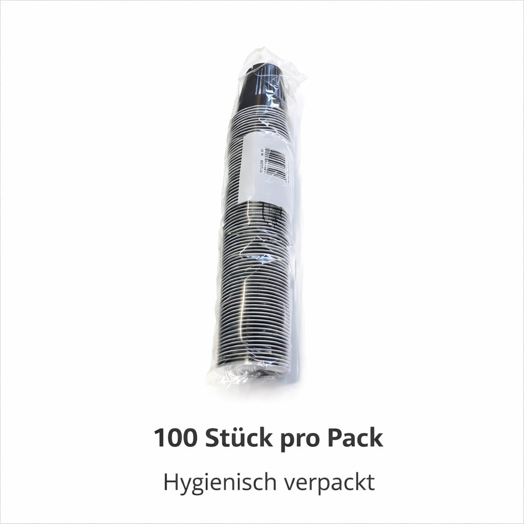 1000 Automatenbecher Thermobecher 0,18l 180ml braun-weiß Plastikbecher