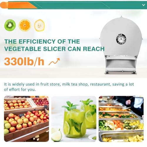 Máquina eléctrica para cortar y rallar vegetales ajustable miniatura 5