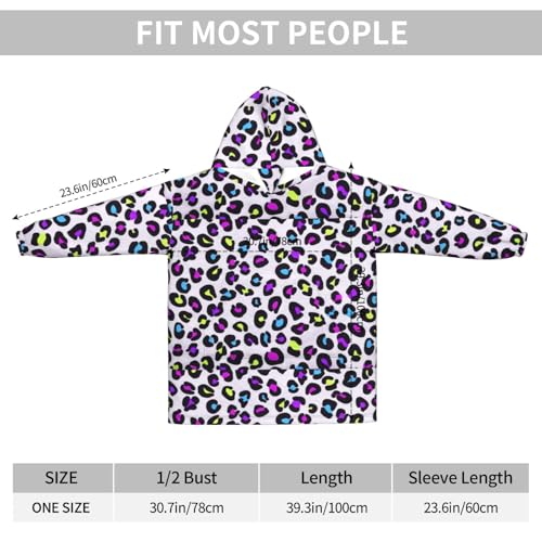 Sweat à capuche couverture en flanelle violette, cadeau idéal - 6