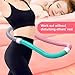 STAYGERAR Hula Hoop, Weighted Hula Hoop, Infinity Hoop Hula Hoops for Adults, Hula Hoops for Adults Weight Loss, Quiet Adjustable Fitness Hoop for Burning Fat