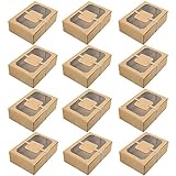 🎁 【Facile da Montare e Riporre】 🎁 La scatola per torte è facile da smontare e montare, piegata in una forma piatta, facile da riporre, piccolo spazio, molto comoda per qualsiasi raccolta e assemblaggio.
